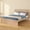 Natural, variant on Bear Full Single Bed, Brushed White