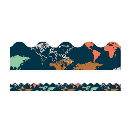 Carson Dellosa Education World Map Strips