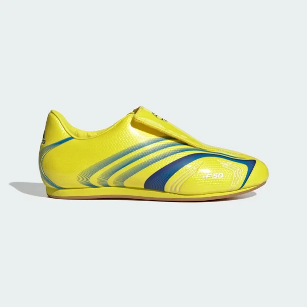 Ad-id-as Originals Taekwondo F50 Shoes in Bright Yellow/Bright Blue/Royal Blue