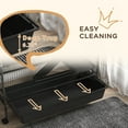 thumbnail image 5 of Pet Playpen PawHut 53.5" Small Animal Cage, 5-Level Metal Ferret or Bunny Cage with Wheels, Chinchilla Cage with Removable Tray, 2 Front Doors, Ramps, Gray,Guinea Pig Cage, 5 of 7