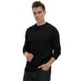 thumbnail image 2 of GIRUNS Men's Crewneck Sweater Soft Casual Sweaters for Men Classic Pullover Sweaters with Ribbing Edge, 2 of 5