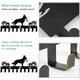 thumbnail image 4 of Llavero de pastor alemán con forma de perro, con 10 ganchos, decorativo, para colgar en la pared, organizador de llaves personalizado., 4 of 9