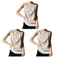 thumbnail image 3 of Guardurnaity Transpirable y cómodo Halter Top Mujeres Love - Para el verano Camiseta Top Tops Mujeres Tank Tops Camisola Sexy Ligero A38 Champagne Type1 NO1, 3 of 5