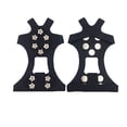 thumbnail image 2 of Ice Cleats For Shoes And Boots, Shoe Spikes For Snow And Ice Size M Black 10-Tooth Reinforced Snow Cleats For Shoes, High Traction Winter Safety Grips for Men & Women, 3-Pair, 2 of 7