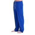 thumbnail image 3 of CYZ Comfortable Jersey Cotton Knit Pajama Lounge Sleep Pants -Blue-2XL, 3 of 4