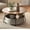 Brown Coffee Table, variant on Manxile Farmhouse Coffee Table Rectangle Wood Coffee Tables for Living Room, Black&Brown
