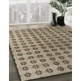 thumbnail image 2 of Ahgly Company Indoor Round Abstract Light French Beige Brown Abstract Area Rugs, 5' Round, 2 of 6