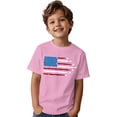 thumbnail image 6 of MuXiKeJi Clothes Girl American Flag Shirts Bow Tshirt 4th of July Shirt Cotton Short Sleeve Tees 2-12 Years, 6 of 7