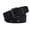 Black, variant on Unisex Canvas Belt, Double Prong Buckle Casual Waist Belt, Adjustable Dual Row Hole Belt for Jeans Pants Work Daily Wear