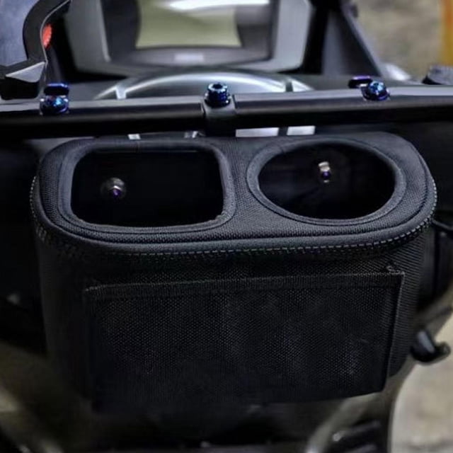 Portavasos para motocicleta, soporte para manillar, portavasos con abrazadera , manillar, jaula para botella de agua potable para ATV yotijar portavasos para moto