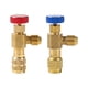 thumbnail image 2 of Sidaley Paquete de 2 válvulas de seguridad de de cobre, Manual extraíble a prueba de agua, reemplazo del adaptador de aire Herramientas de reparación de automóviles, 2 of 6