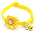 thumbnail image 5 of Puppy Collar with Bell, Small Dog Collars Girls Flower Kitten Collars Soft Nylon Cat Collar Necklace Adjustable for XXS XS Small Tiny Male Dogs Pet Animal, 5 of 5