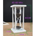 thumbnail image 2 of Temporizador de reloj de arena para 60 minutos Temporizador de arena de 60 minutos Decoración Festival Adorno para Cocina Vivienda, 2 of 3