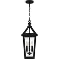 thumbnail image 2 of Boulevard 3-Light Matte Black Outdoor Hanging Lantern, 2 of 6