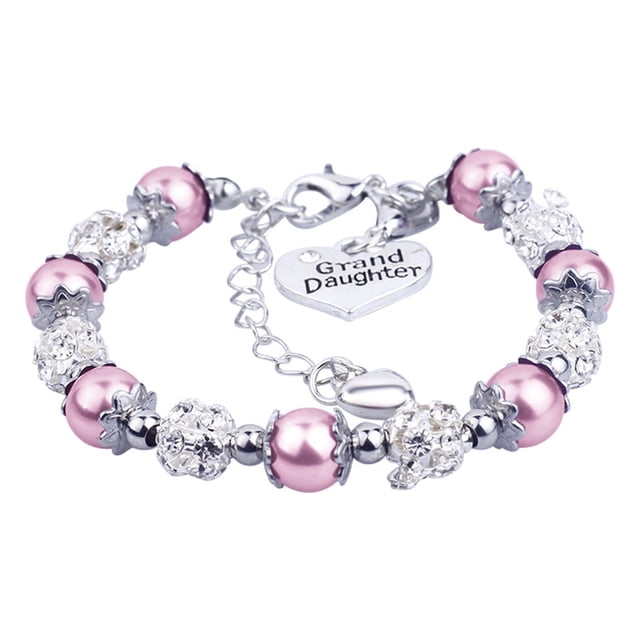 Brazalete de amistad Sonducket de acero inoxidable con cuentas de cristal artesanal y buena elasticidad