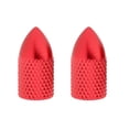 thumbnail image 2 of 2pcs Colorido Aleación De Aluminio De Bici Del Neumático American Style Tapas De Válvu De Polvo Cubierta De Bicicletas Piezas De Bicicle rojo Macarena Schrader Válvula De Casquillo De Bicicleta, 2 of 5
