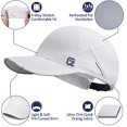 thumbnail image 2 of Gorro deportivo elástico negro NQ con gorras para correr suaves ligeras y transpirables unisex, 2 of 5