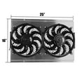 thumbnail image 2 of Aluminum Shroud 12'' Fan For Radiator 1982-2002 Chevy S10 Blazer 1984-1990 Corvette, 2 of 10