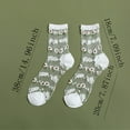 thumbnail image 3 of Aoochasliy Christmas Socks Trendy Women Mesh Ladies Breathability Patchwork Thin Socks Stockings, 3 of 4
