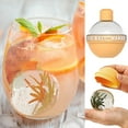 thumbnail image 6 of Large Ice Ball Maker Mold Silicone for Whiskey -1PCS with 2-in-1 Funnel Lid - 3.1 Inch Big Sphere Ice Mold for Cocktails Bourbon - Easy Release - Perfectly Round Ice Mold, 6 of 8
