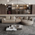 thumbnail image 3 of Luxury Modern Living Room Sofas Furniture Bed Family Living Room Sofas Sectional Leather Europe Confort Nordic Chaises Sofa Bed My Lux Decor Round, 3 of 25