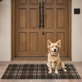 thumbnail image 4 of Brown Beige Checkerboard Checkered Pattern Door Rugs,Washable Non Slip Door Mats Indoor,Decorative Door Mats,Entry Mat Indoor for Entrance,Bedroom,Kitchen,Bathroom,16"x47", 4 of 6