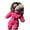 Hot Pink, variant on Sawvnm Toddler Snowsuits for 0-3 Months Baby Boy Girl Romper Jacket Hooded Jumpsuit Warm Coat Outerwear Winter Snow Suits for Girls