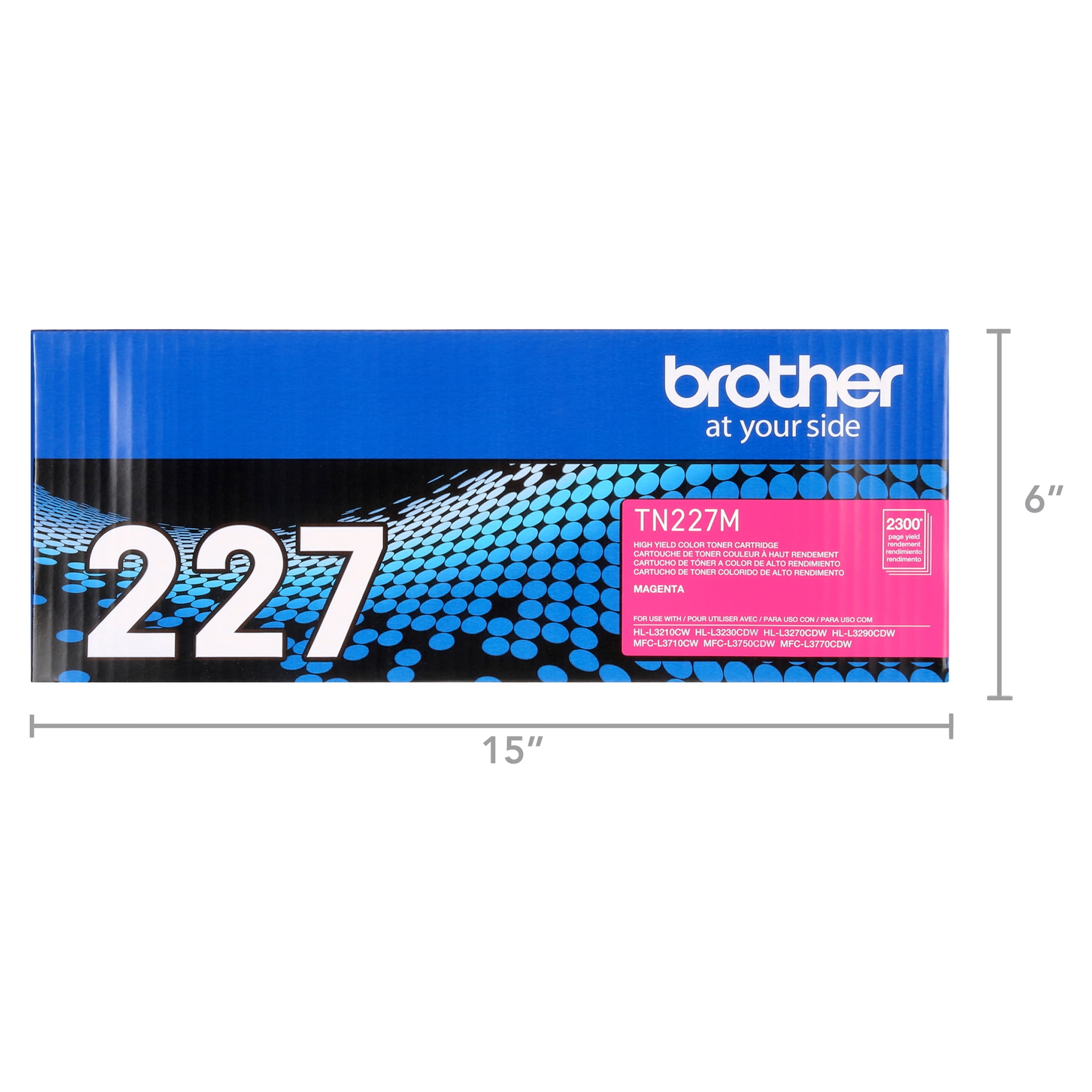 T様 Brother Genuine TN-227M High Yield 2300 Page Magenta Toner
