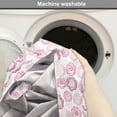 thumbnail image 2 of Floral Dog Crate Cover, Top View Illustration of Romantic Blooming Roses Composition, Easy to Use Pet Kennel Cover Small Dogs Puppies Kittens, 7 Sizes, Pink Mauve Taupe, by Ambesonne, 2 of 6