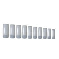 thumbnail image 1 of 1 Set False Full Coverage Shape French Style Classic Trend Manicure Stickers Strong Adhesion Magnificent Natural Paster Natural Half Paste, 1 of 7