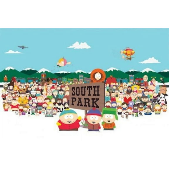 South Park Cast Laminated Poster (36 x 24)