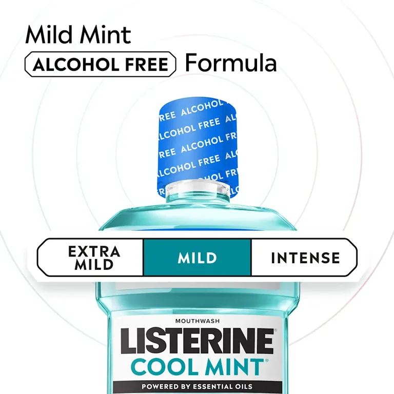 Listerine Cool Mint Zero Alcohol 1500 mL 2.7 oz - Walmart.com
