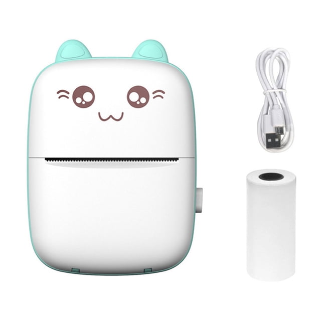 Portable Mini Bluetooth Wrong Printer Mobile Phone Photo Title Note Print Pocket Student Error Label Printer for Children's Gift