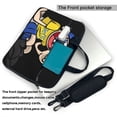 thumbnail image 2 of Lsque Sml Jeffy Pattern Laptop Bag – Portable & Slim Single-Shoulder Computer Case with Adjustable Strap, Protective, Lightweight for 13”/14”/15.6” Laptops, 2 of 8