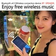 thumbnail image 2 of WRKEKC Bluetooth Speaker Metal Bluetooth Audio Phone Computer Mini Speaker Led Memory Card Luminous Mini Audio Red, 2 of 4