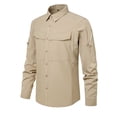 thumbnail image 1 of toraway Chemises pour Hommes Chemise de Randonnée Légère à Manches Longues pour Printemps & Été S, 1 of 2