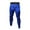 Blue, variant on Odeerbi Sports Pants for Men Shapewear Bodysuit Stretch Leggings Trousers Breathable Quick-drying Wicking Fitness Pants Blue