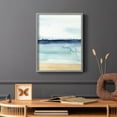 thumbnail image 6 of Watercolor Ocean Horizon I Framed Print in Gray Solid Wood 11 x 14 Framed Print, 6 of 6