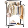 thumbnail image 1 of HogHow Clothes Rack, Rolling Clothing Rack with D, 1 of 7
