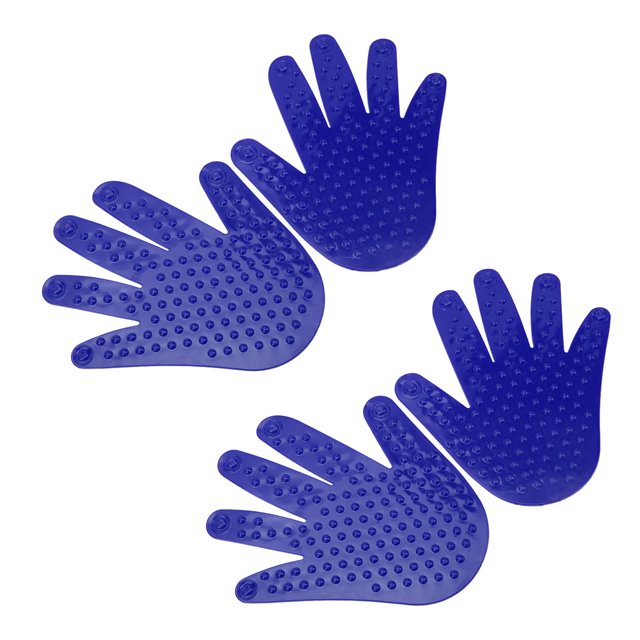 Hand Shape Markers, 2 Pairs PVC Non Slip Palm Spot Marker Children Coordination Training Handprint Sheets for Parent Child Game, Home Early Education, Classroom Training