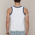 thumbnail image 4 of NOLDARES Mens Workout Tank Tops Summer Sleeveless Tee Shirts Casual Stylish Gym Muscle Shirt Loose Fit for Basketball(White,M), 4 of 5