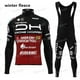 thumbnail image 2 of Conjunto de equipo de ciclismo 2022 Drone Hopper - Androni Giocattoli (conjunto de chaqueta de invierno + traje de primavera) - Maillot de competición del equipo de ciclismo profesional, 2 of 4