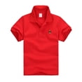 thumbnail image 3 of Grblisyd Girls Boys School Uniform Short Sleeve Polo Shirt Button Closure Comfortable & Soft Casual Back to School Clothes, 3 of 3