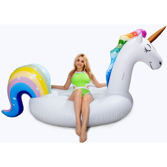 Giant pool unicorn float