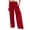 A1 Red, variant on Women’s Cotton Linen Blend Long Pants Relaxed Fit Travel Pants Elastic Waist Pants Casual Resort Wear Comfort Pants Loungewear Vacation Beach Pants Lightweight Summer Coffee M