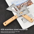 thumbnail image 5 of 1pcs Putty Scraper with Wooden Handle, Multi-purpose Steel Wall Scraper for Caulking, Sealant, Paint Removing, Home Renovation, 5 of 9