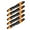 Orange, variant on Tachiuwa 5 Pairs 3 Pin XLR Connector Male And Female Microphone Mic Cable Adapter, Blue