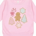 thumbnail image 3 of Inktastic Gingerbread Cookies and Christmas Candy Toddler Sweatshirt, 3 of 4