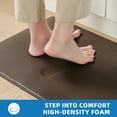 thumbnail image 4 of GALMAXS7 Kitchen Rugs and Mats Kitchen Mat Anti Fatigue Mats for kitchen, Non Slips Kitchen Floor Mat for Standing, 17"x29"+17"x59", Brown, 4 of 12