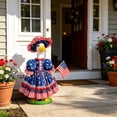 thumbnail image 6 of YingYouFu Patriotic Goose Outfits 4th of July Lawn  Goose Clothes Fits 23" Cement Plastic Goose Statue for USA Independence Memorial Day for Yard Lawn Outdoor Garden, 6 of 9